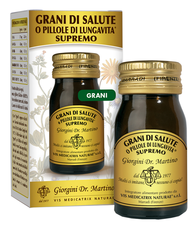 GRANI DI SALUTE O PILLOLE DI LUNGAVITA SUPREMO 30 G - Farmacia-flash.it