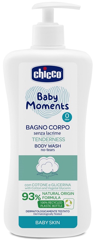 CHICCO BABY MOMENTS BAGNO TENEREZZA 500 ML - Farmacia-flash.it