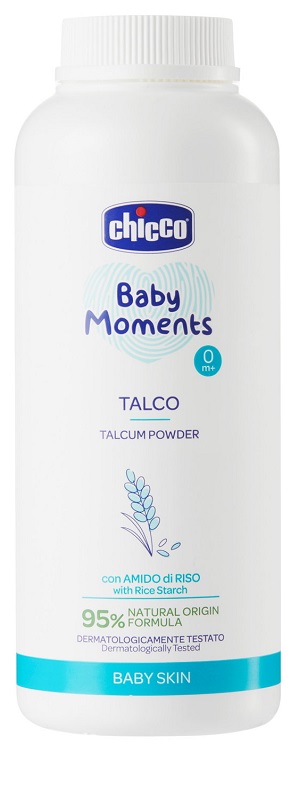CHICCO BABY MOMENTS TALCO IN POLVERE 150 G - Farmacia-flash.it
