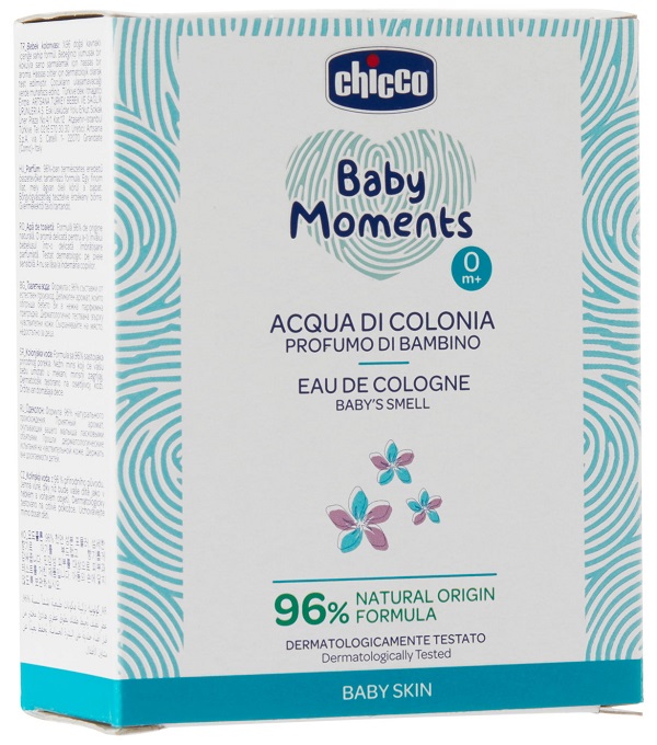 CHICCO BABY MOMENTS ACQUA COLONIA BABY DELICATE 100 ML - Farmacia-flash.it