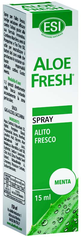 ESI ALOE FRESH SPRAY ALITO MENTA FORTE 15 ML - Farmacia-flash.it
