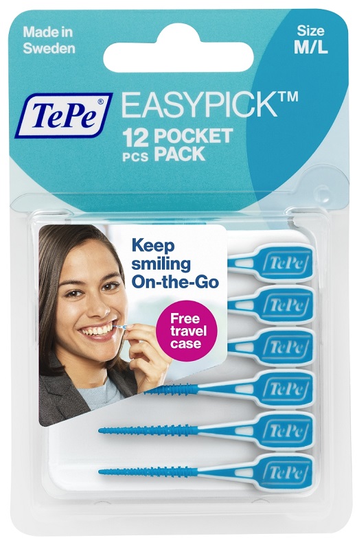 TEPE EASYPICK M/L BLU 12 PEZZI - Farmacia-flash.it