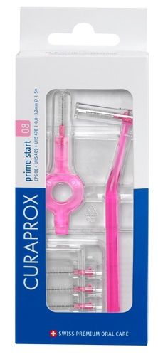 CURAPROX CPS 08 SCOVOLINO PRIME START 08 PINK 5 PEZZI - Farmacia-flash.it