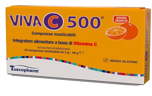 VIVA C 500 24 COMPRESSE MASTICABILI - Farmacia-flash.it