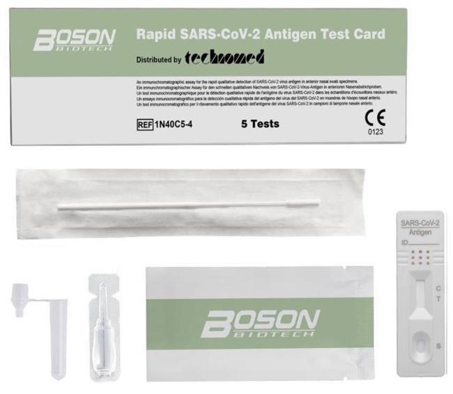TEST ANTIGENICO RAPIDO COVID-19 AUTODIAGNOSTICO DETERMINAZIONE QUALITATIVA ANTIGENI SARS-COV-2 IN TAMPONI NASALI MEDIANTE IMMUNOCROMATOGRAFIA - Farmacia-flash.it