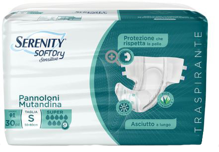 PANNOLONE MUTANDINA SERENITY SD SENSITIVE SUPER M 15 PEZZI - Farmacia-flash.it