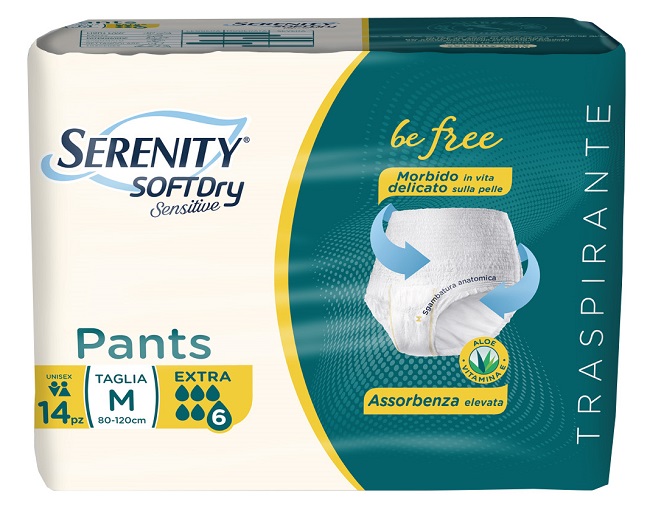 SERENITY PANTS SD SENSITIVE EXTRA M 14 PEZZI - Farmacia-flash.it
