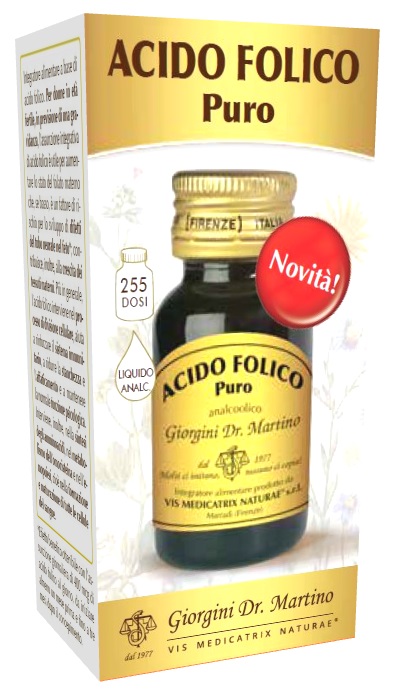 ACIDO FOLICO PURO LIQUIDO ANALCOLICO 30 ML - Farmacia-flash.it