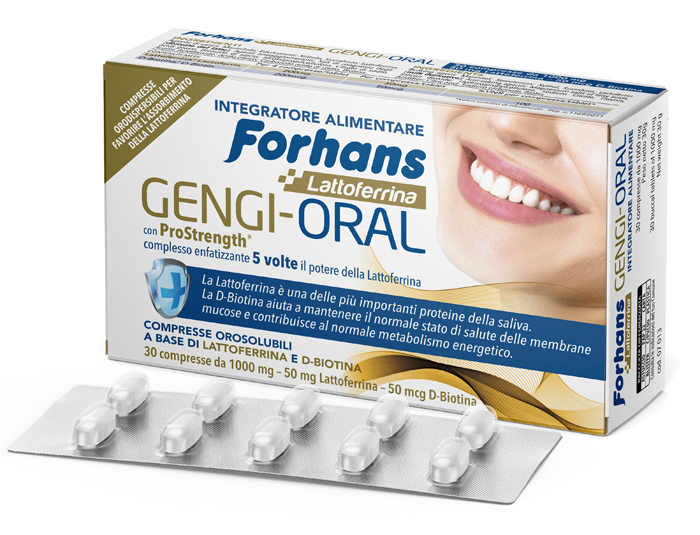FORHANS LATTOFERRINA GENGI ORAL 30 COMPRESSE - Farmacia-flash.it