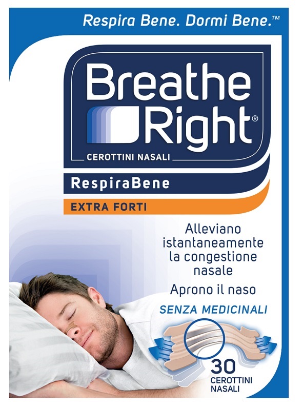 CEROTTI NASALI BREATH RIGHT EXTRA FORTE 30 PEZZI - Farmacia-flash.it