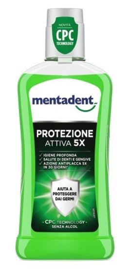MENTADENT COLLUTORIO PROTEZIONE ATTIVA 400 ML - Farmacia-flash.it