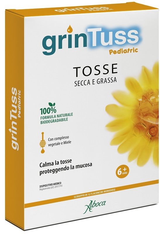 GRINTUSS PEDIATRIC SCIROPPO 12 FLACONCINI - Farmacia-flash.it