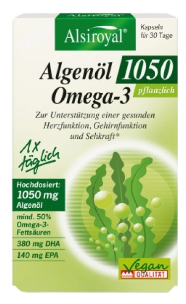 ALSIROYAL ALGENOL OMEGA 3 VEGETALE 30 CAPSULE - Farmacia-flash.it