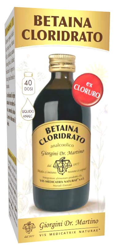 BETAINA CLORIDRATO LIQUIDO ANALCOLICO 200 ML - Farmacia-flash.it