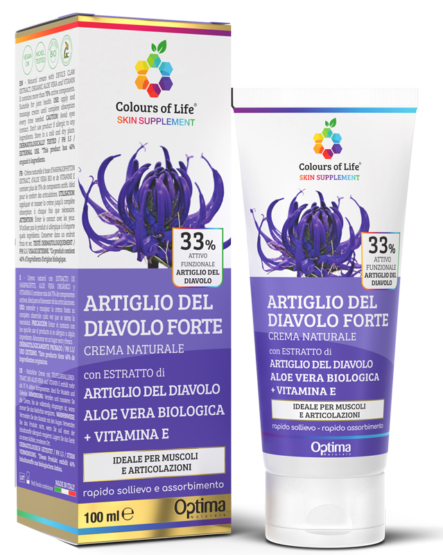 COLOURS OF LIFE SKIN SUPPLEMENT ARTIGLIO DEL DIAVOLO 33% CREMA 100 ML - Farmacia-flash.it
