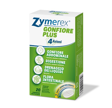 ZYMEREX GONFIORE PLUS 20 COMPRESSE - Farmacia-flash.it