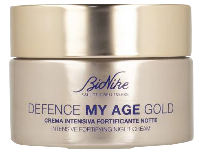 DEFENCE MY AGE GOLD CREMA INTENSIVA FORTIFICANTE NOTTE 50 ML - Farmacia-flash.it