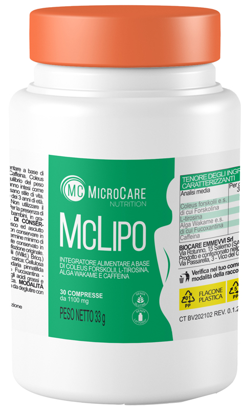 MICROCARE NUTRITION MC LIPO 30 COMPRESSE - Farmacia-flash.it
