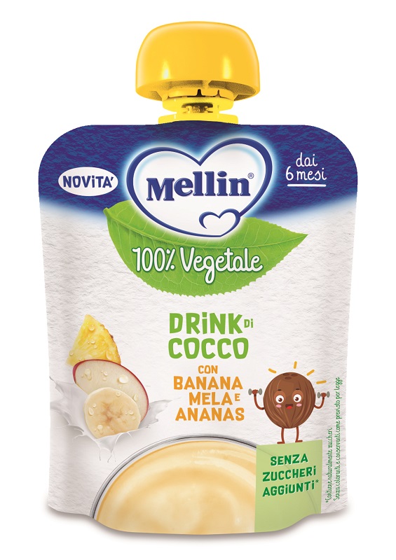 MELLIN POUCH COCCO MELA BANANA ANANAS 90 G - Farmacia-flash.it