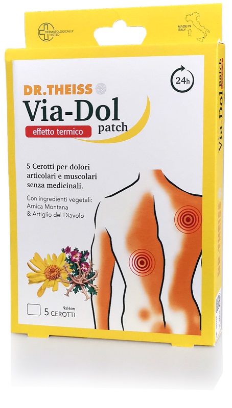 THEISS VIA-DOL PATCH EFFETTO TERMICO 5 PEZZI - Farmacia-flash.it