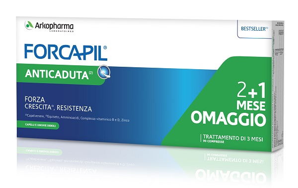 FORCAPIL PACK ANTICADUTA 3 PEZZI DA 30 COMPRESSE - Farmacia-flash.it