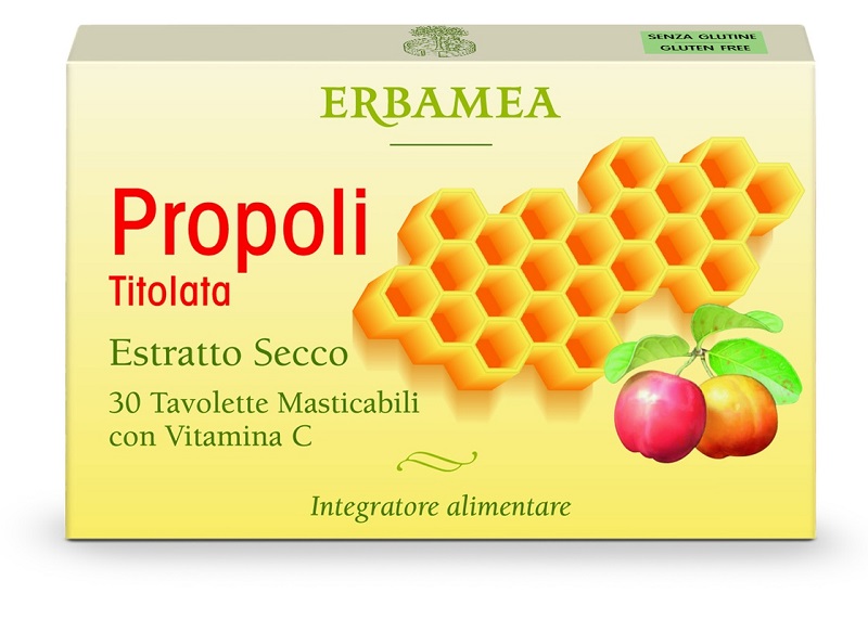 PROPOLI TITOLATA 30 TAVOLETTE MASTICABILI - Farmacia-flash.it