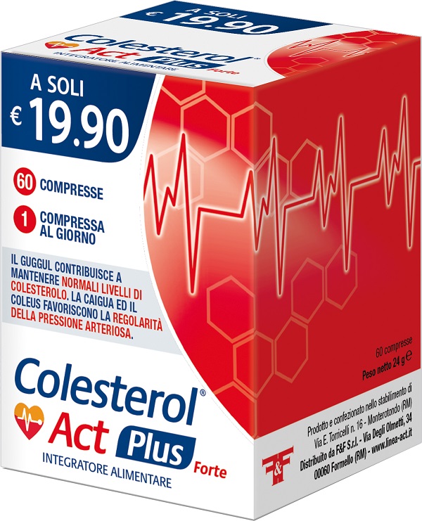 COLESTEROL ACT PLUS FORTE 60 COMPRESSE - Farmacia-flash.it