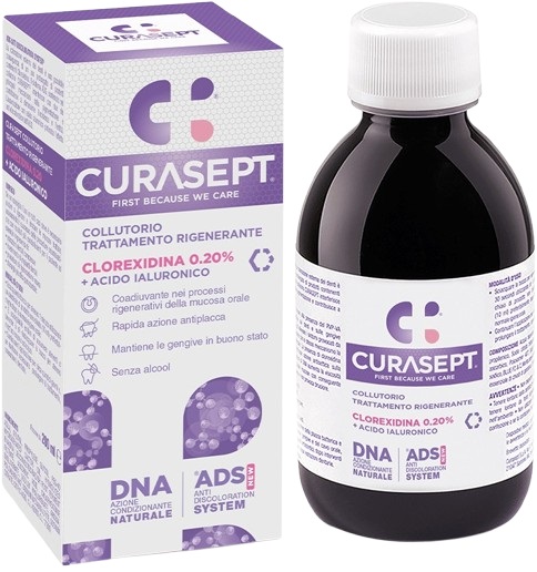 CURASEPT COLLUTORIO ADS DNA TRATTAMENTO RIGENERANTE 200 ML - Farmacia-flash.it