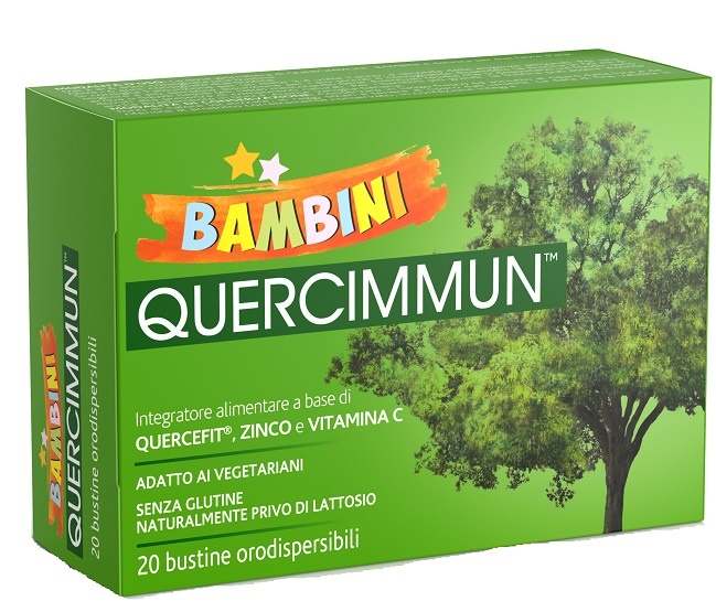 QUERCIMMUN BAMBINI 20 BUSTINE OROSOLUBILI - Farmacia-flash.it