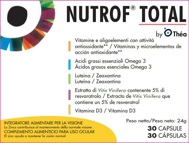 NUTROF TOTAL 30 CAPSULE - Farmacia-flash.it