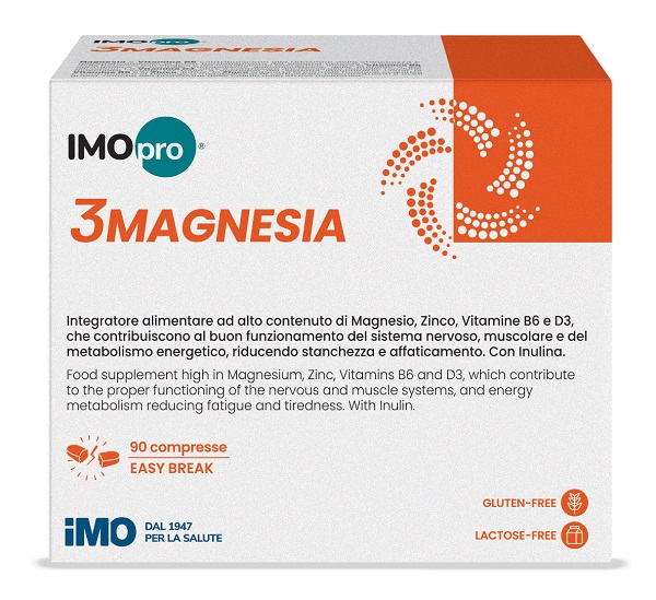 IMOPRO 3 MAGNESIA 90 COMPRESSE - Farmacia-flash.it