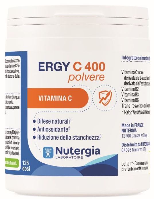 ERGY C 400 POLVERE 125 G - Farmacia-flash.it