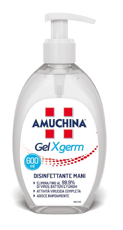 AMUCHINA GEL X-GERM DISINFETTANTE MANI 600 ML IT - Farmacia-flash.it