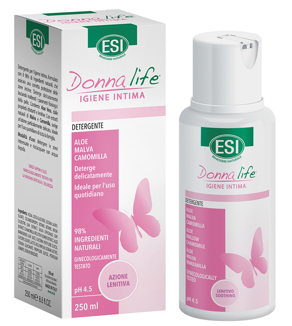 ESI DONNA LIFE DETERGENTE INTIMO LENITIVO 250 ML - Farmacia-flash.it