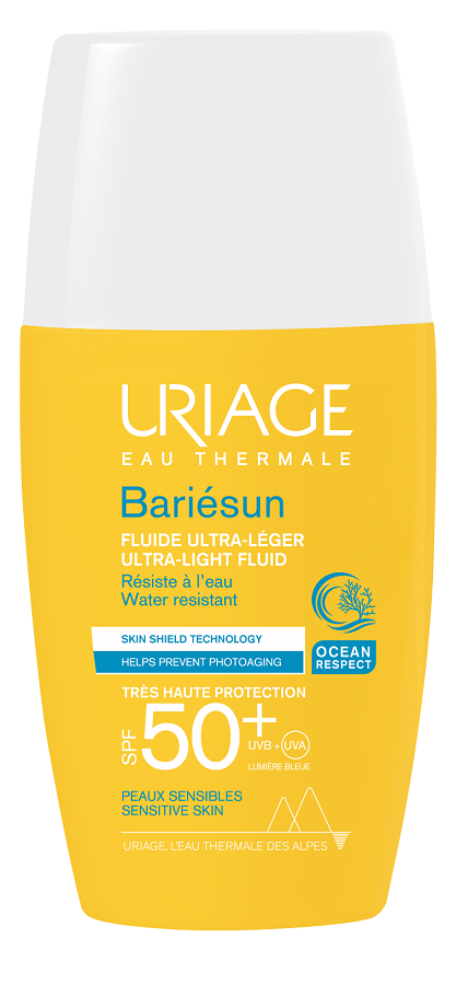 URIAGE EAU THERMALE BARIESUN FLUIDO ULTRA LEGGERO SPF 50+ 30 ML - Farmacia-flash.it