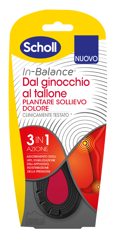 PLANTARE SOLLIEVO DOLORE DA GINOCCHIO A TALLONE SCHOLL IN BALANCE EVERYDAY S - Farmacia-flash.it