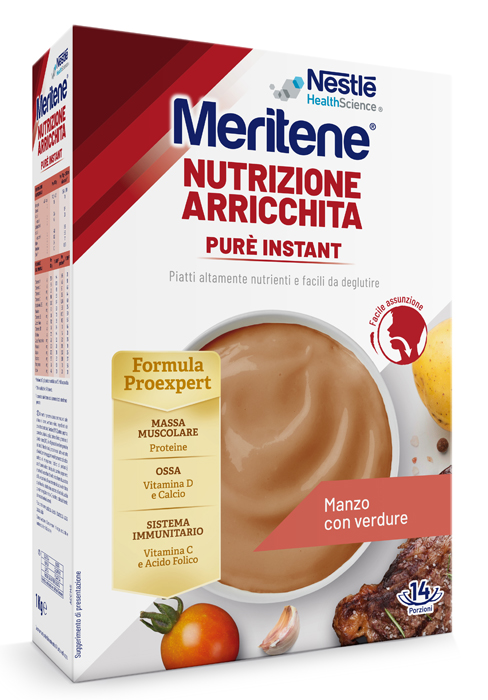 MERITENE PURE' INSTANT MANZO CON VERDURE 1 KG - Farmacia-flash.it