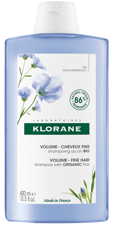 KLORANE VOLUME FINE HAIR SHAMPOO CON LINO 400 ML - Farmacia-flash.it