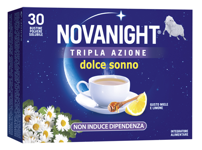 NOVANIGHT TRIPLA AZIONE DOLCE SONNO 30 BUSTINE - Farmacia-flash.it