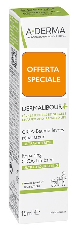 DERMALIBOUR + CICA BALSAMO LABBRA 15 ML - Farmacia-flash.it