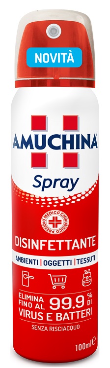 AMUCHINA SPRAY AMBIENTI OGGETTI TESSUTI 100 ML - Farmacia-flash.it