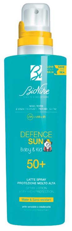 DEFENCE SUN BABY&KID LATTE SPRAY 50+ 200 ML - Farmacia-flash.it