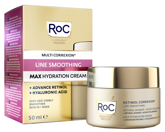 ROC RETINOL CORREXION LINE SMOOTHING CREMA VISO 50 ML - Farmacia-flash.it