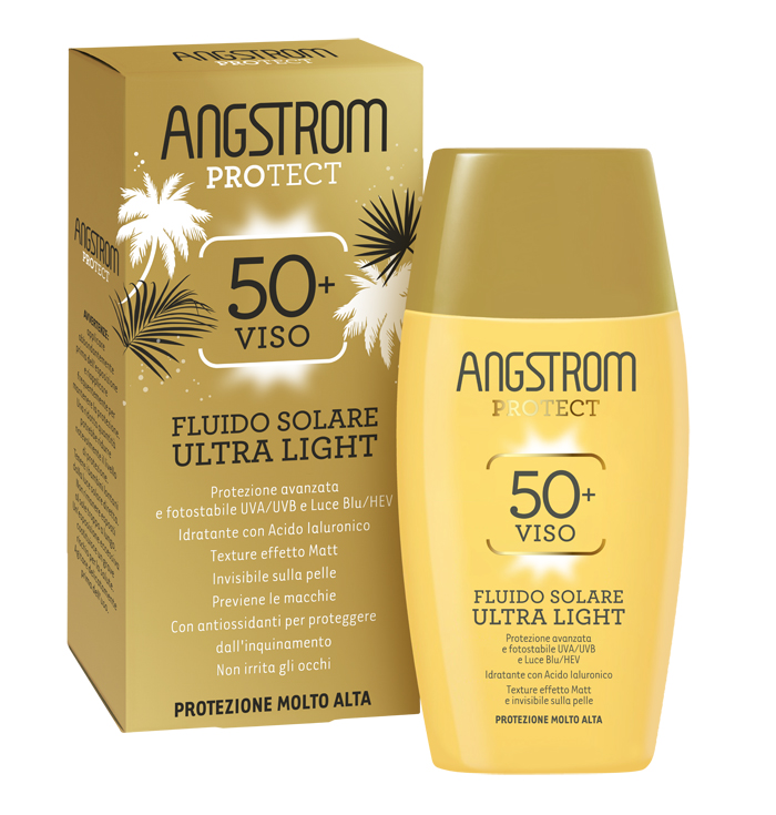 ANGSTROM FLUIDO SOLARE VISO ULTRA LIGHT SPF 50+ 40 ML - Farmacia-flash.it