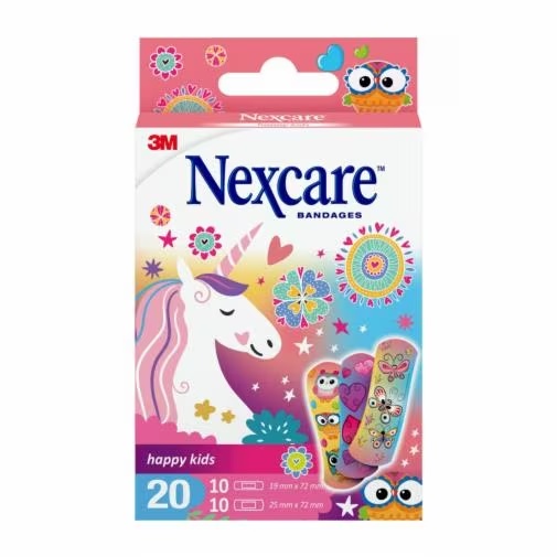 CEROTTO NEXCARE HAPPY KIDS MAGIC BAMBINE 20 PEZZI - Farmacia-flash.it