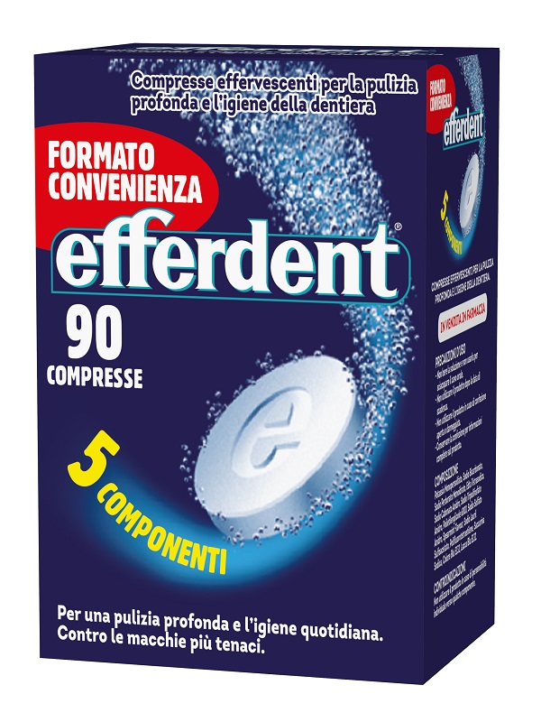 EFFERDENT 90 COMPRESSE EFFERVESCENTI - Farmacia-flash.it