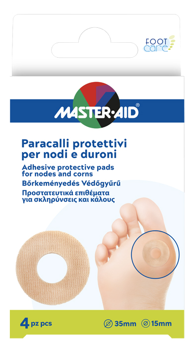PARACALLI MASTER-AID FOOTCARE NODI E DURONI 4 PEZZI B8 - Farmacia-flash.it