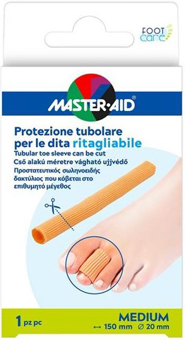 PROTEZIONE TUBOLARE MASTER-AID FOOTCARE RITAGLIABILE 15 CM 20 MM MEDIUM C7 - Farmacia-flash.it