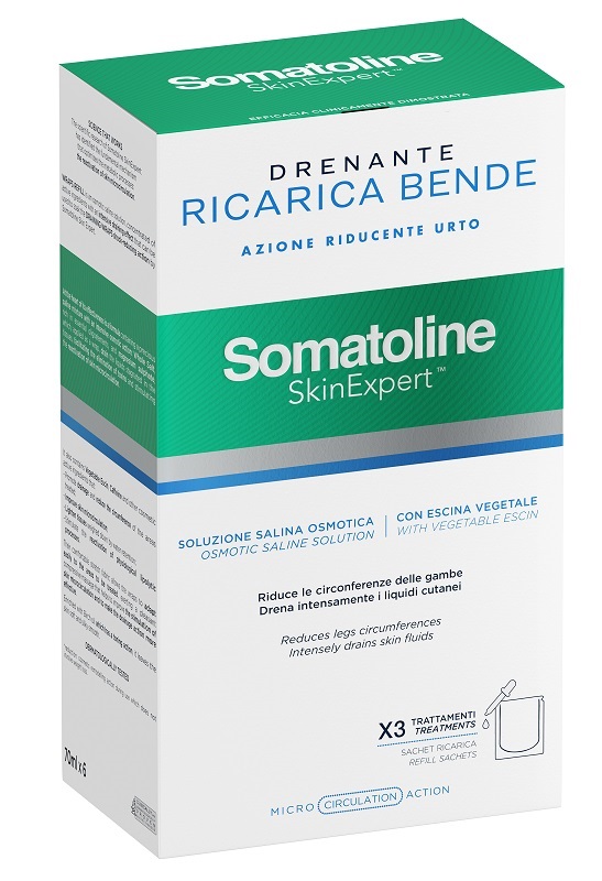 SOMATOLINE SKIN EXPERT BENDE SNELLENTI DRENANTI KIT RICARICA - Farmacia-flash.it