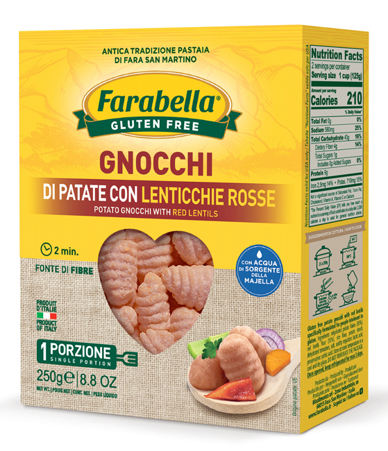 FARABELLA GNOCCHI PATATE E LENTICCHIE 250 G - Farmacia-flash.it